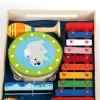 wooden baby toddler toy band musical instruments set gifts for toddlers