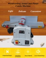 Woodworking Joint and Planer Comboo Machine Surface Thickness Machine Joint Planer 220v electric wood planer
