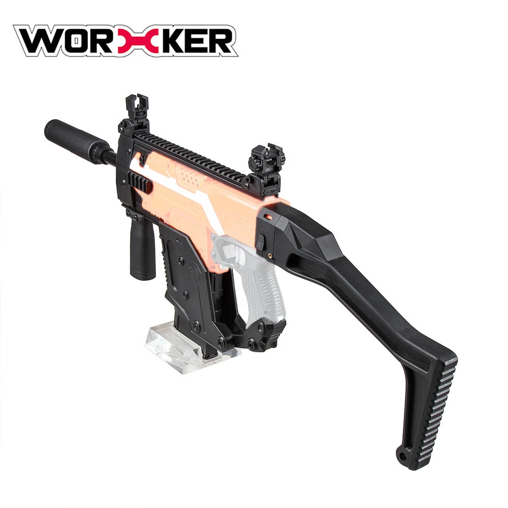 Worker STF-W004-1 Style A Dagger Shape Toy Gun for Nerf Kit Set For Upgrade Model,Plastic Shooting Blaster Gun Toy