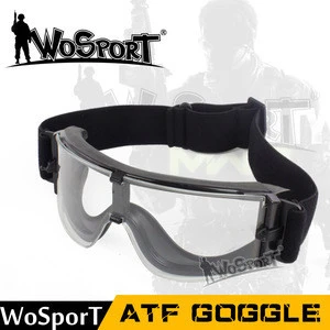 WoSporT 2018 New Tactical Military ABS Goggles with PC Lens for Hunting Shooting Airsoft Paintball Outdoor Sports Eyewear