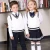 Import Woven child dress school uniform Primary/Middle school uniform suit Sweater Vest design school uniform For Spring And Autumn from China