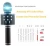 WS858 Wireless Karaoke Microphone Professional Microfone Speaker Consender Handheld Studio Microphone