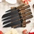 Import Yangjiang toallwin kitchen knife accessory japanese kitchen knives stainless steel knife set kitchen tools with wood block from China