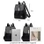 Import YM Shoulder bag soft leather pu ladies Korean fashion summer casual small backpack student simple school bag from China
