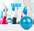 Import Yoga Pilates Ball 10 Inch for Stability Exercise Training Gym Anti Burst and Slip Resistant Balls with Inflatable Straw from China