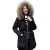 Import YQ25 Women Winter Coat and Jackets Matching Fur Collar Coats girls Winter Coat Ladies Jackets Outerwear from China