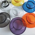 YZORA clear pvc bucket sun visor cap hat designer style