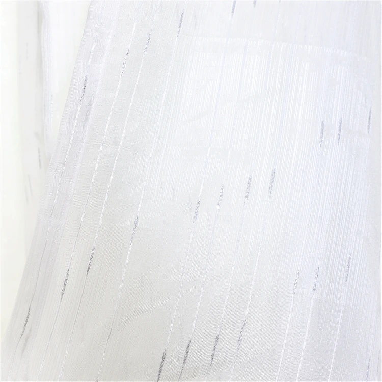 ZhongHua 320cm White Voile Fabric Turkish Sheer Panels Curtain In Stock