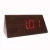 Import Zogifts Desktop Table Clocks Digital LED Square Alarm Wood Wooden clock with temperature display and voice control function from China