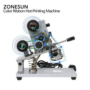 ZONSUN ZY-RM5 expiry date printing machine,Heat ribbon printer ,machine for printing expiration date