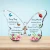 Import Custom logo printed Acrylic awards transparent plastic trophy acrylic made thank you gifts Christmas Ornaments from China