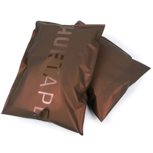 Biodegradable wholesale high quality darker gray custom printed poly mailer shipping bag