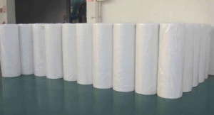 PET nonwoven cloth with PTFE laminated material