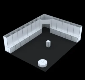 Aluminum Easy Custom Trade Show Portable exhibition Booth for expo