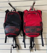 Bike Backpack with Light Flashing and Helmet Pocket