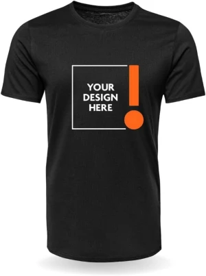 Print Customizable Round Neck T-Shirt (Front Only) | Custom Design | Cotton | | Unique Custom Prints | Unisex Tees
