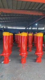 Dump truck hydraulic cylinder