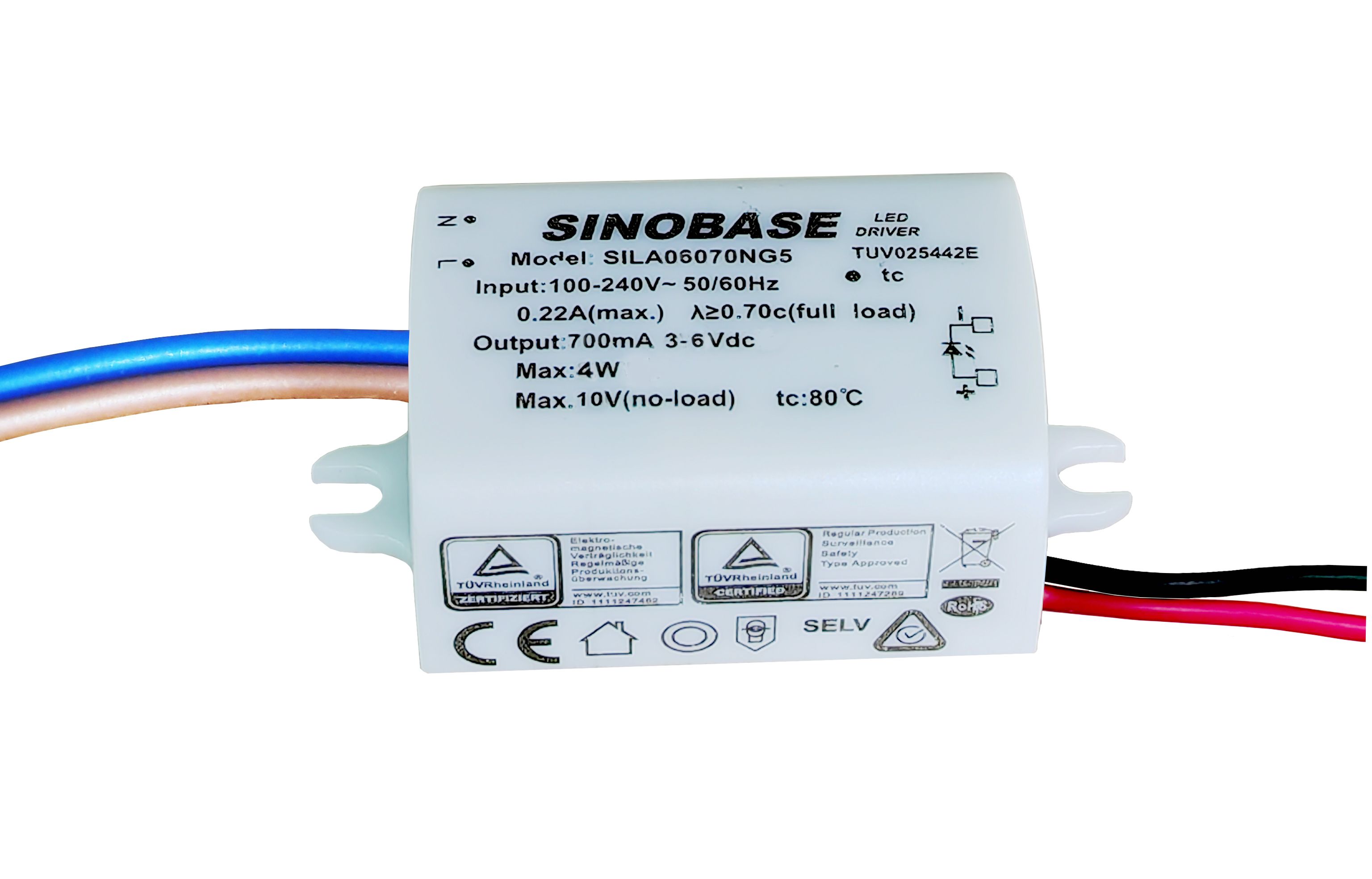 Buy 2-4w, 100-240vac, Cc Led Driver from SINOBASE TECH-INDUSTRIAL CO ...