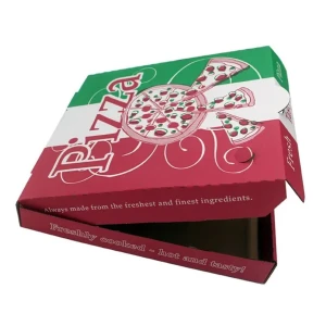Wholesale Good Quality Cheap Portable E flute Recyclable Corrugated Pizza Paper Box Packaging