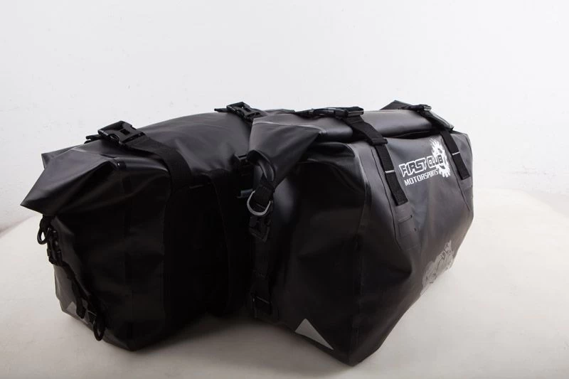 Custom heavy duty PVC tarpaulin durable roll top waterproof dry motorcycle bag