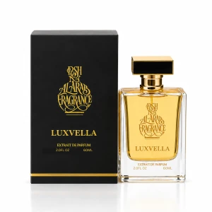 LUXVELLA Extrait de Parfum 60ml – Premium Unisex Luxury Perfume with Oud, Bergamot, Lavender & Sandalwood