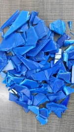 HDPE Blue Drum Flakes