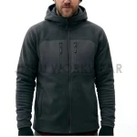 Men’s Dark Grey Hooded Fleece Jacket