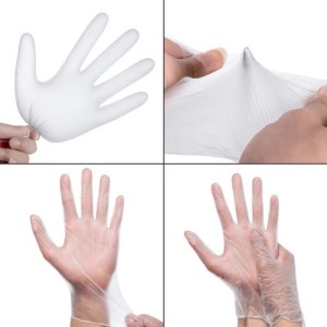 Disposable vinyl gloves (PVC gloves)