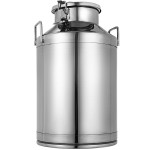 304 Stainless Steel Milk Can 60L/15.85 Gallon Milk Bucket with Sealed Lid
