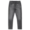 Wholesale price men jeans with monkey wash whisker grey color