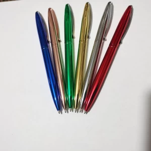 Plastic Ball Pen with UV Surface Treatment