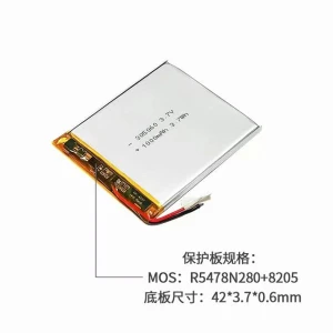 LiPo-305060 3.7V 1000mAh battery