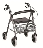 BESCO BES-WA31 Storage Bag Soft Seat Aluminum Convenient Medical Comfortable Handles Walker Rollator