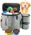 Import Outing Shoulder Bag Dog Food Carrying Portable Travel Bag Pet Supplies Storage Bag Trolley Case from China