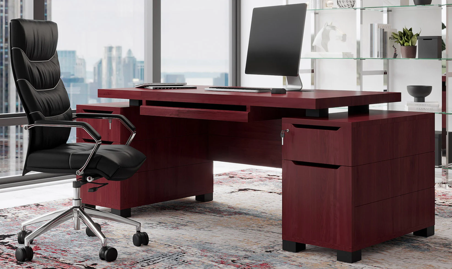 Buy Mahogany Office Desk - Luxury Style from VAST ABLE, Hong Kong ...