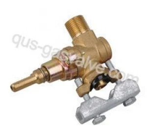 90°single nozzle brass valve