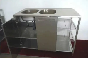 Kitchen Cabinet with Metal (HS-003)