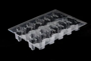 vacuum forming blister packaging pallets  black plastic blister shipping trays