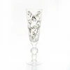 Custom Gift Set Wedding Glasses Cup champagne Cups Glass Goblet Wine Glass Gold Sliver champagne Glasses & Flutes