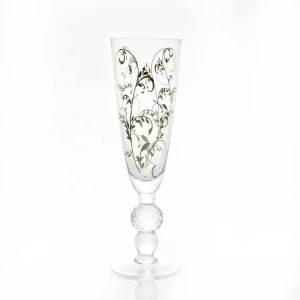 Custom Gift Set Wedding Glasses Cup champagne Cups Glass Goblet Wine Glass Gold Sliver champagne Glasses & Flutes
