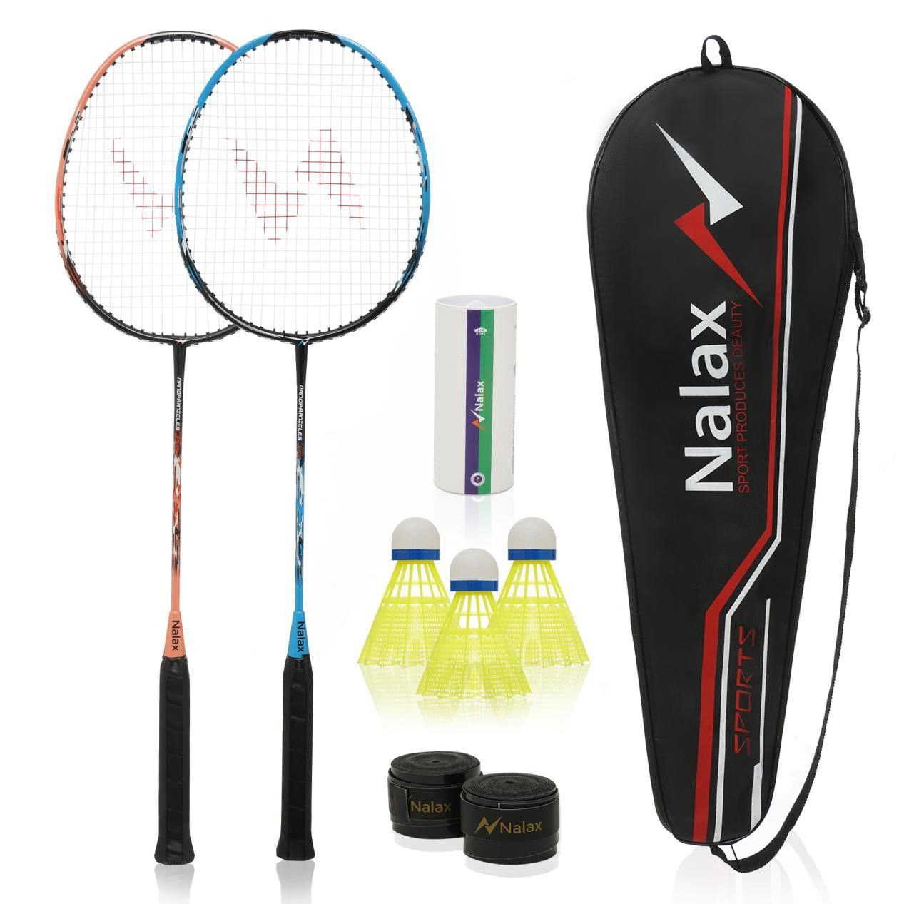 Buy All Aluminum Alloy Badminton Racket With Three Nylon Shuttlecocks ...