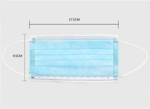 Dust Protection Disposable 3-ply non woven Face Mask