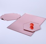 Wholesale 3mm 4x8 Rose Gold Black Silver Golden Gray Perspex Mirror Plastic Film Double Sided Acrylic Mirror Sheet