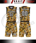 Custom Sublimation Basketball Uniform Embroidery Design uniform