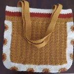 Granny square tote bag