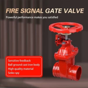 Fire signal butterfly valve/fire signal gate valve /DN100/DN150/DN200