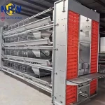 Layer Farming Equipment with Feeding & Manure Cleaning System
