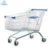 customized Europe supermarket shopping trolley/cart Zinc plated