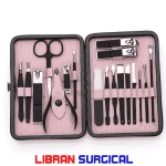 18-Piece Manicure & Pedicure Set – Stainless Steel Nail Care Kit with Custom Color & Private Label