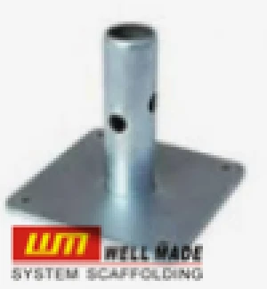 System Construction Scaffolding Galvanized EN 74 Steel Spigot Base Plate